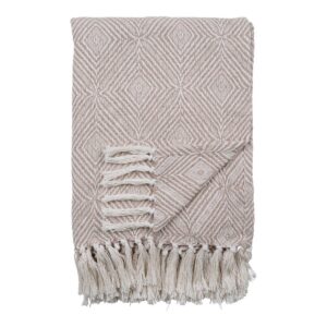 Cort Plaid - Ivoor/Beige, 130x160 cm
